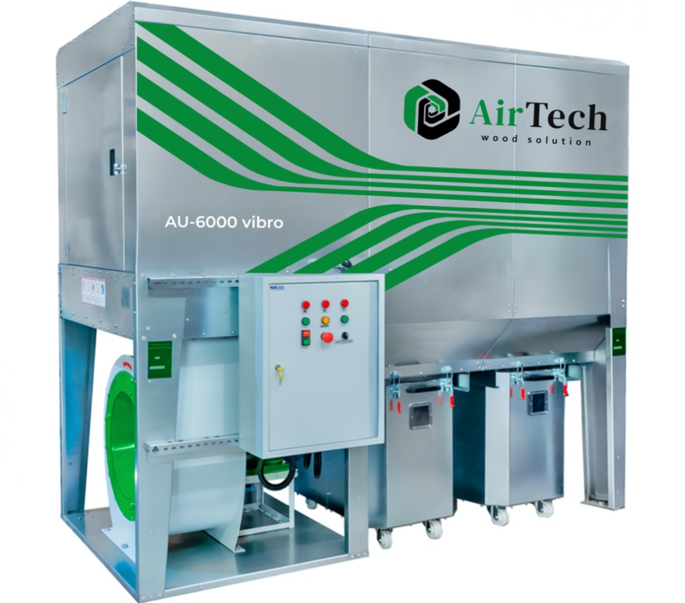 Аспирационная установка AIRTECH AU-6 с рукавными фильтрами Аспирационная установка AIRTECH AU-6 с рукавными фильтрами