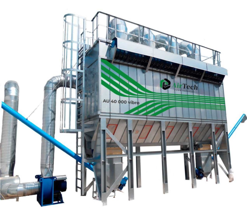 Аспирационная установка AIRTECH AU-40 с рукавными фильтрами Аспирационная установка AIRTECH AU-40 с рукавными фильтрами