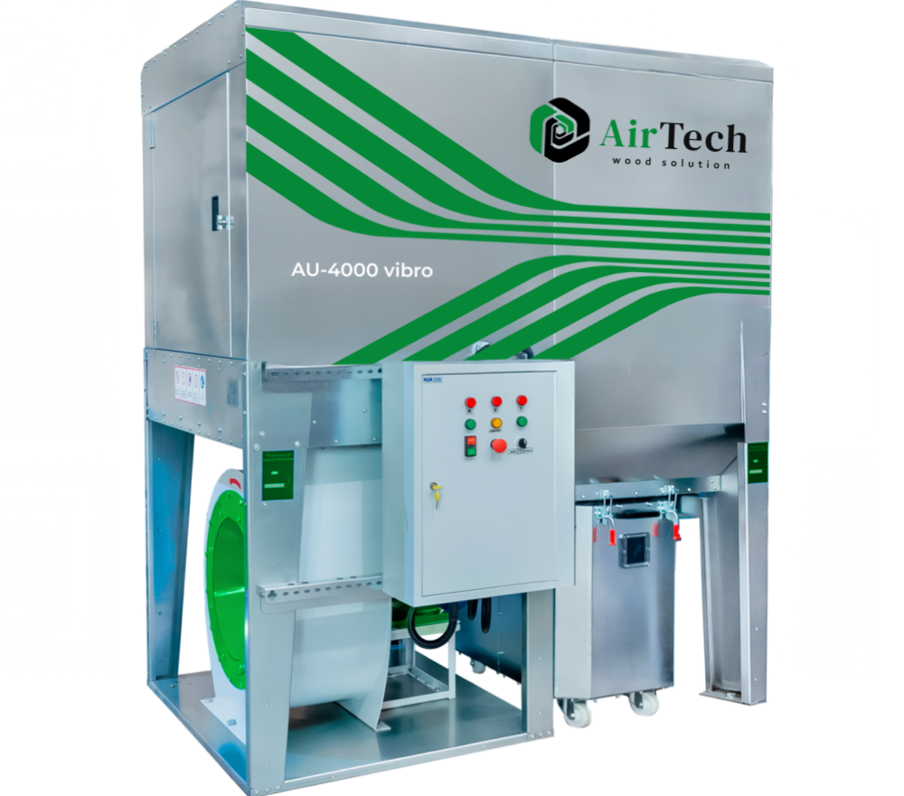 Аспирационная установка AIRTECH AU-4 с рукавными фильтрами Аспирационная установка AIRTECH AU-4 с рукавными фильтрами