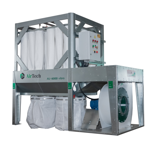 Аспирационная установка AIRTECH AU-6L с рукавными фильтрами