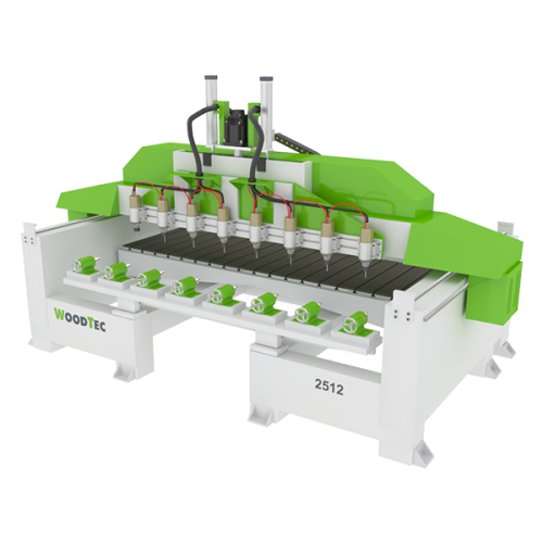 WoodTec T-2512x8 фрезерно-гравировальный станок с ЧПУ