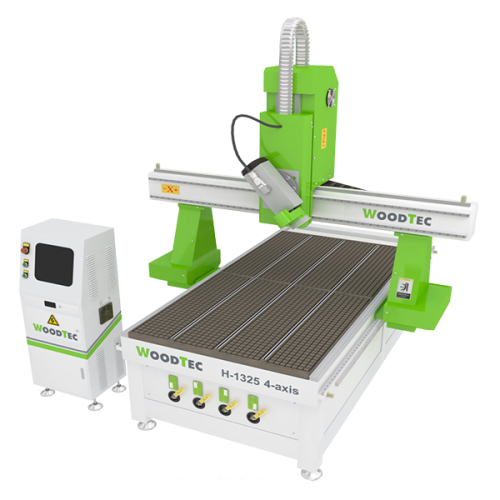 WoodTec H 1325 4-axis фрезерно-гравировальный станок с ЧПУ 